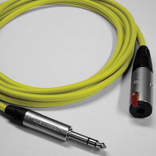 Canare Starquad TRSM-TRSF Extension Cable (Yellow 100')