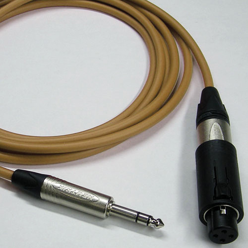 Canare Starquad Unisex XLR-TRSM Cable (Brown 6')