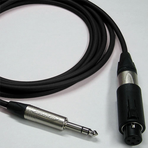Canare Starquad Unisex XLR-TRSM Cable (Black 10')