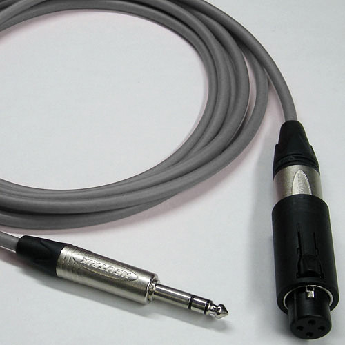 Canare Starquad Unisex XLR-TRSM Cable (Grey 25')