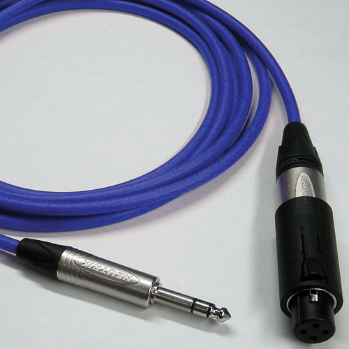 Canare Starquad Unisex XLR-TRSM Cable (Blue 50')