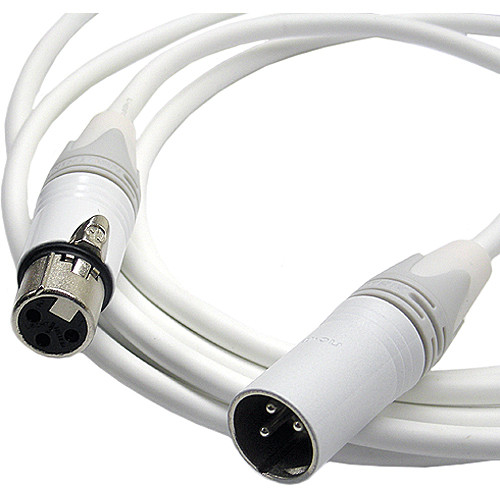 Canare Starquad XLRF-XLRM Cable (White 35')