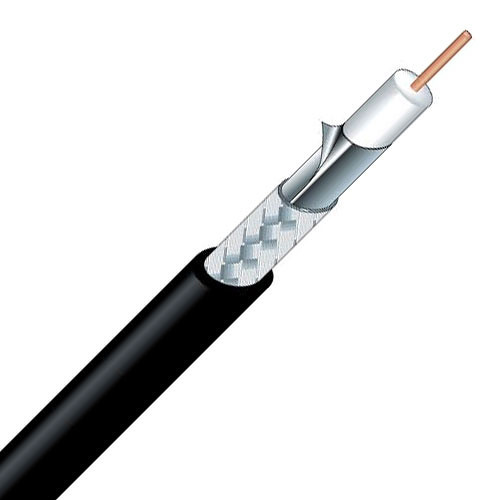 Canare Lightweight 75-Ohm 12G-SDI UHD Video Coax Cable (328' Black)