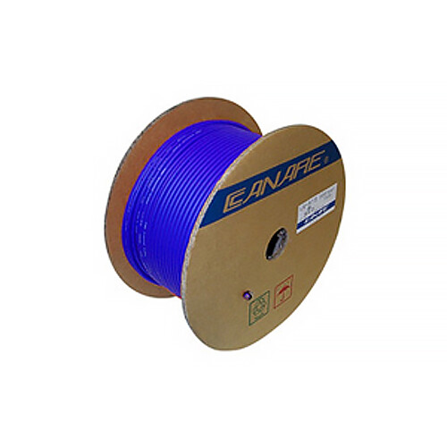 Canare L-5CFB Bulk Low-Loss Coaxial Video Cable (656' Blue)