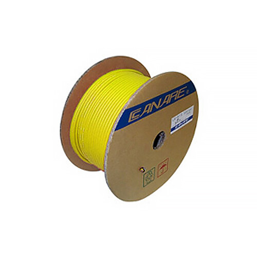 Canare L-5CFB Bulk Low-Loss Coaxial Video Cable (656' Yellow)