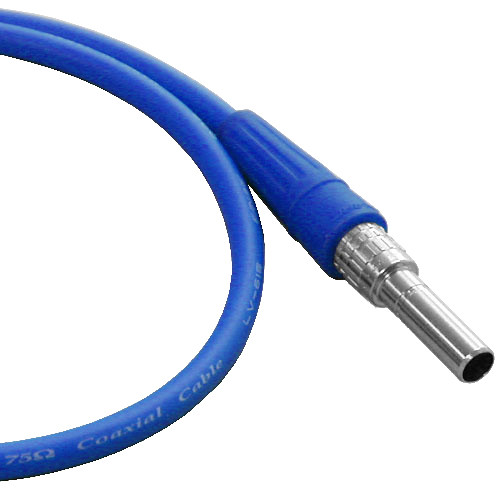 Canare Mini-WECO Video Patch Cord (3' Blue)
