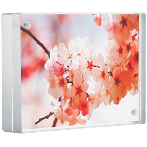 Canetti Design Group Color Edge Magnet Frame (Silver 3.5 x 5