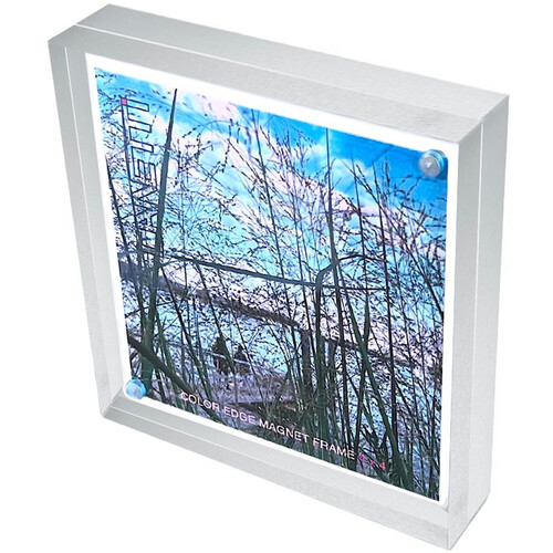 Canetti Design Group Color Edge Magnet Frame (Silver 4 x 4