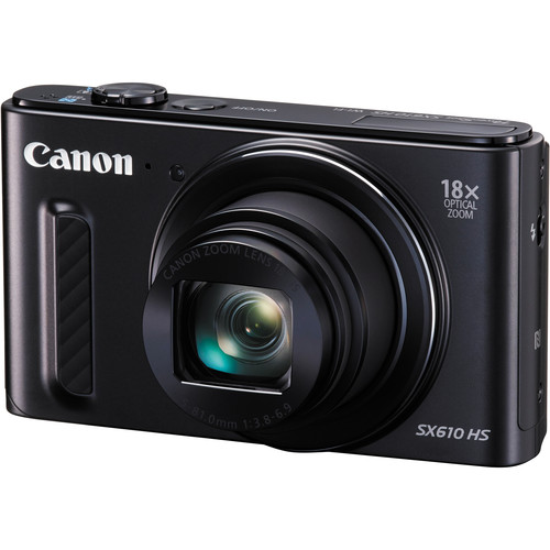 Canon PowerShot SX610 HS Digital Camera Black 0111C001 BH