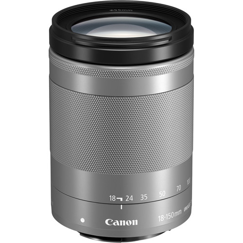 Canon EF-M 18-150mm f / 3.5-6.3 IS STM Lens (Plateado)