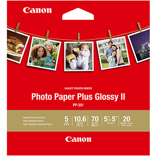 Canon Photo Paper Plus Glossy II (5 x 5