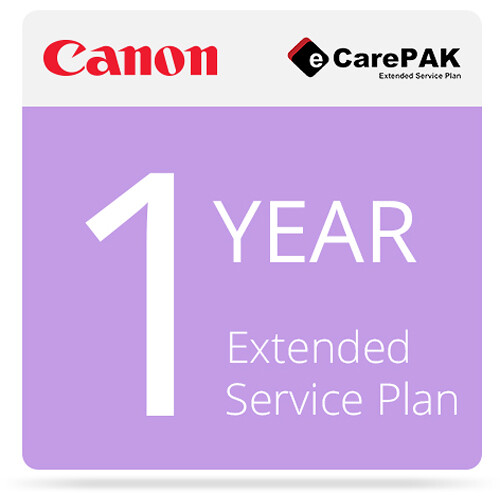 Canon 1-Year eCarePAK Extended Service Plan for SC 42c Xpres