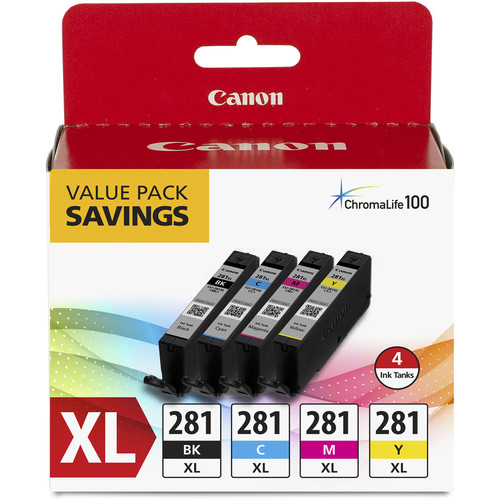 Canon CLI-281 XL BKCMY 4-Color Ink Tank