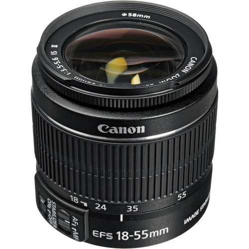 Canon EF-S 18-55mm f/3.5-5.6 IS II Lens (White Box)