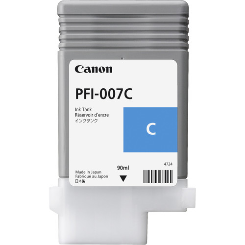 CANON PFI-007C CYAN INK TANK (90ML)