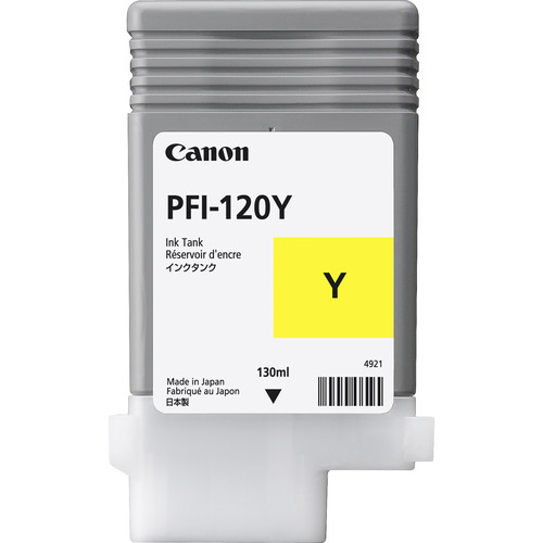 Canon PFI-120 Yellow Ink Cartridge (130mL) 2888C001AA B&H Photo