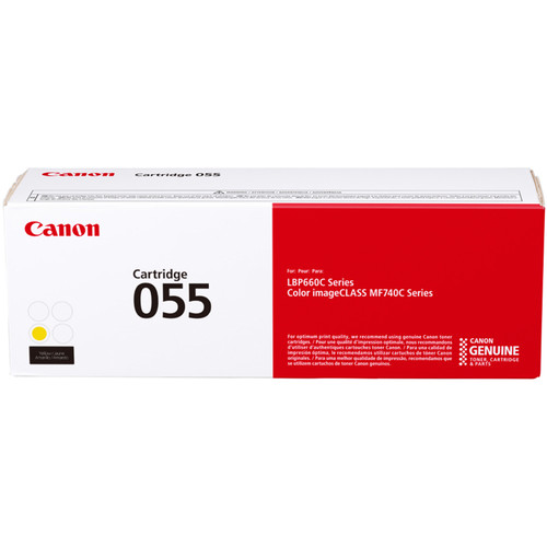 CANON 055 STANDARD-CAPACITY YELLOW TONER