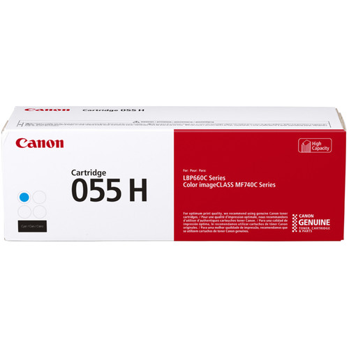 Canon 055 High-Capacity Cyan Toner Cartr