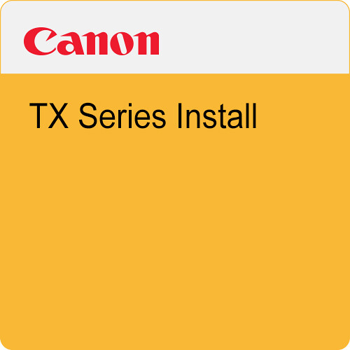 Canon Installation for TX-Series Multi-Function Printers