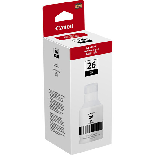 Canon GI-26 Black Ink for MAXIFY 6020 an