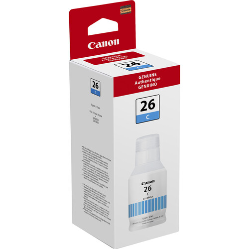Canon GI-26 Cyan Ink for MAXIFY 6020 and