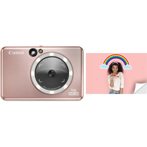 Canon IVY CLIQ+2 Instant Camera Printer (Rose Gold) 4519C001 B&H