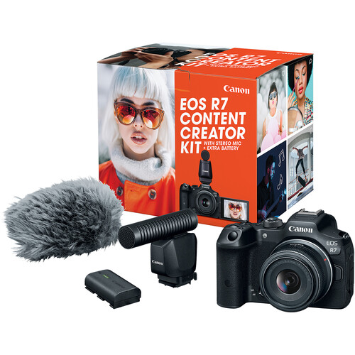 Canon EOS R7 Mirrorless Camera with 18-4