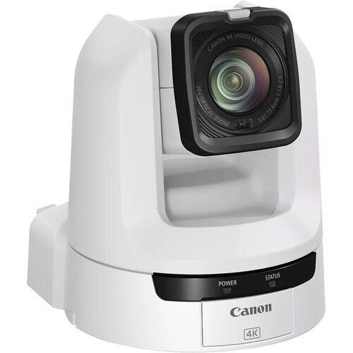 Canon CR-N300 4K NDI PTZ Camera with 20x Zoom (Titanium White)