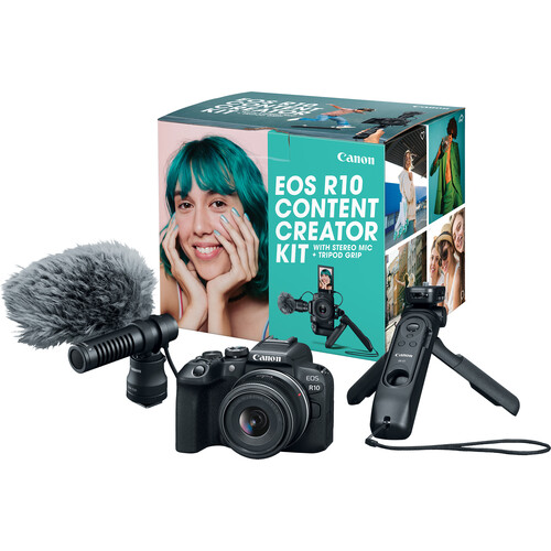 Canon EOS R10 Mirrorless Camera with 18-