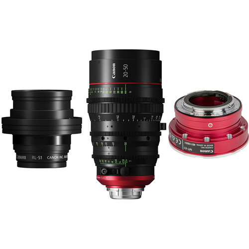 Canon CN-E 20-50mm Flex Zoom Wide-Angle Lens Kit for FF and S35 (ARRI PL + Canon EF)