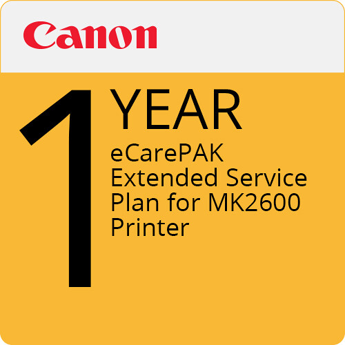 Canon 1-Year eCarePAK Extended Service P