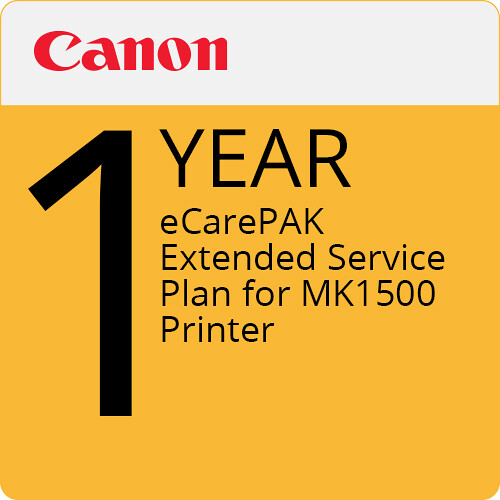 Canon 1-Year eCarePAK Extended Service P