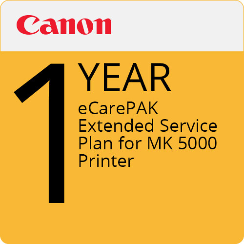 Canon 1-Year eCarePAK Extended Service P