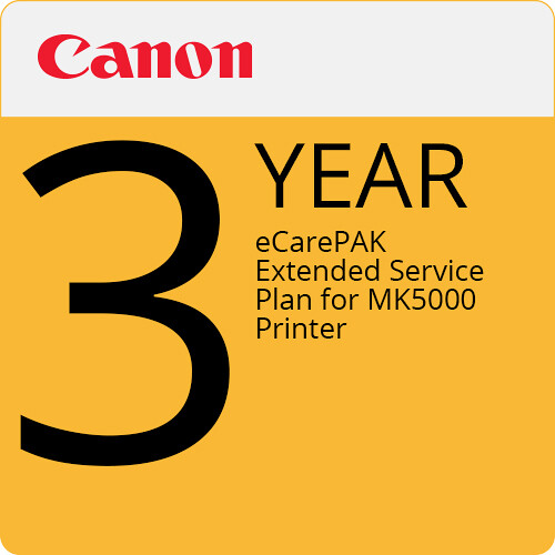 Canon 3-Year eCarePAK Extended Service P