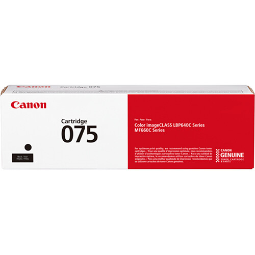 Canon 075 Black Toner Cartridge