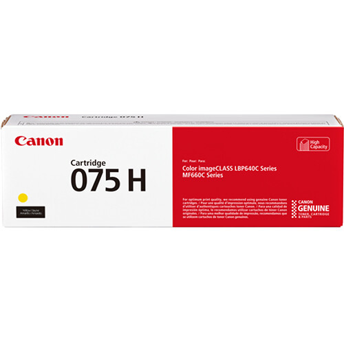 Canon 075 Yellow High-Capacity Toner Cartridge