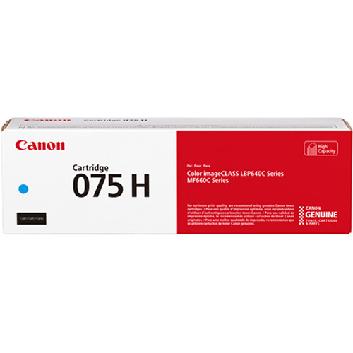 Canon 075 Cyan High-Capacity Toner Cartridge