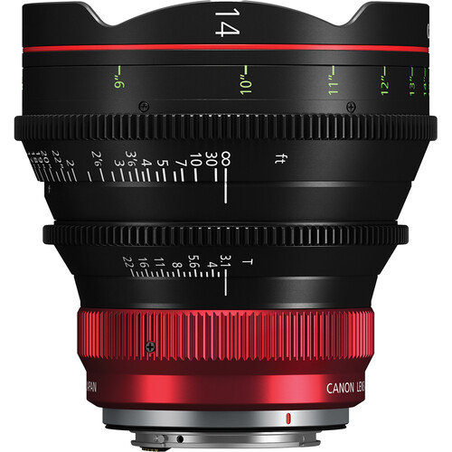 Canon CN-R 14mm T3.1 L F Cinema Prime Le