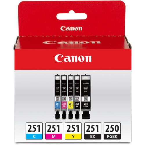 CANON PGI-250 & CLI-251 5-CARTRIDGE VALU