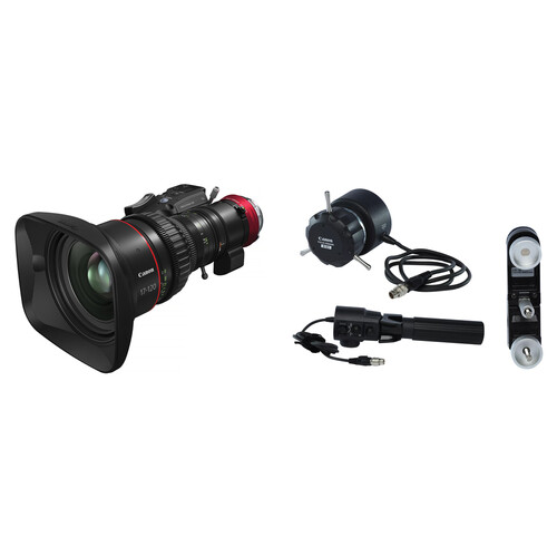 Canon Cine-Servo 17-120mm T2.95-3.9 Zoom Lens with SS-41-IASD Full-Servo Kit (ARRI PL)