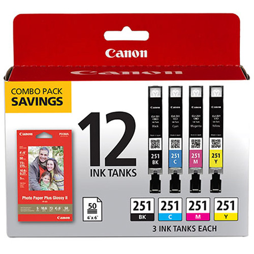 canon printer using 251 ink