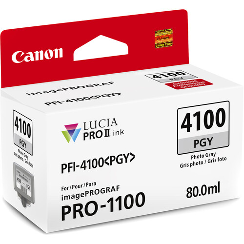Canon PFI-4100 Photo Gray Pigment Ink Ta