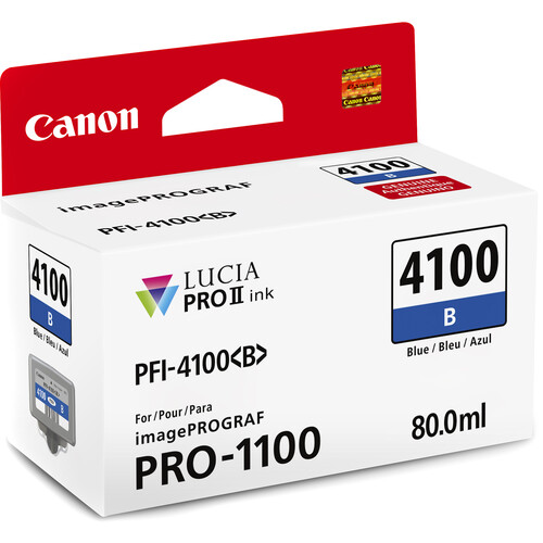 Canon PFI-4100 Blue Pigment Ink Tank (80