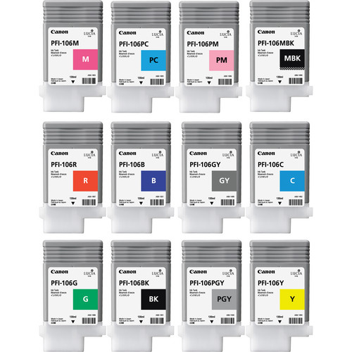 Canon PFI-106 12-Color Ink Kit (130mL)