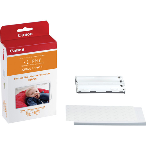 Canon RP-54 High-Capacity Color Ink/Pape