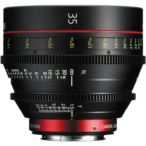Canon CN-E 35mm T1.5 LF Cinema Prime Lens (EF Mount)