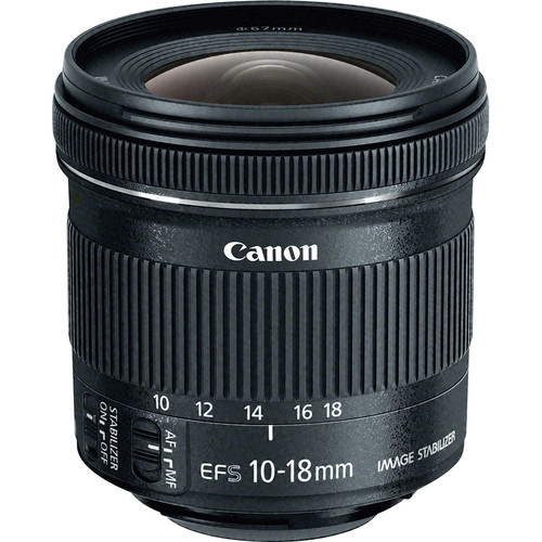 Canon EF-S 10-18mm f/4.5-5.6 IS STM Lens (Refurbished)