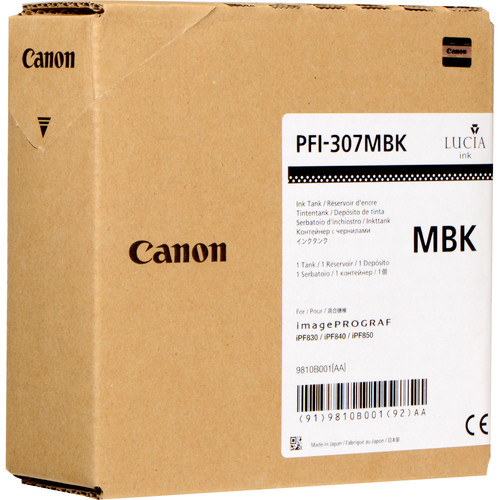 Canon PFI-307MBK Matte Black Ink Cartrid