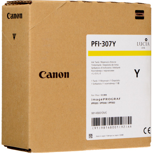 CANON PFI-307Y YELLOW INK CARTRIDGE (330