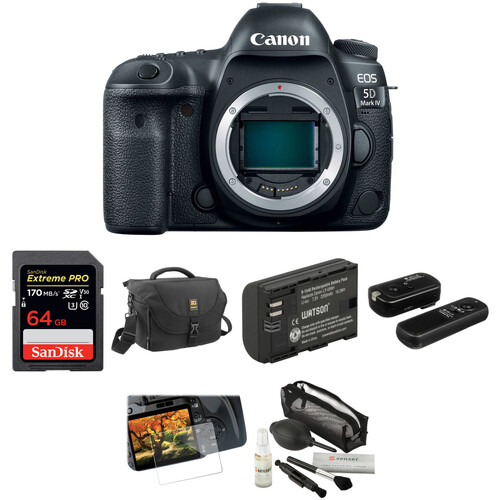  Canon  EOS  5D  Mark  IV  DSLR Camera Body Basic  Kit B H Photo 